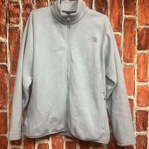 The North Face size Medium Women’s Blue Fleece Full Zip Jacket